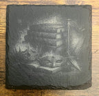 Night Court Coasters, BookTok Inspired Slate Coaster Set, Fantasy Reader Gift, Coffee Lover