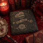 Good Girls Read Bad Books Slate Coaster | Spicy Bookish Gift | Dark Romance Decor