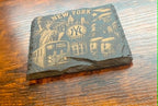 New York Yankees Puerto Rico Slate Coaster | NYC Landmarks, Heritage Engraved Stone